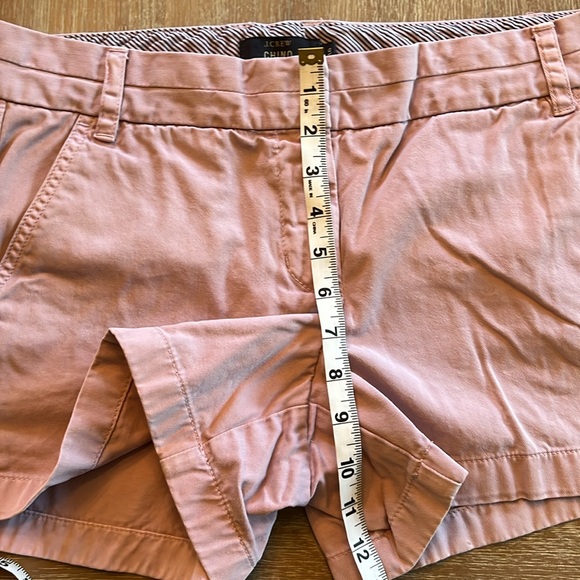 J. Crew chino shorts size 10 light purple mauve 100% cotton - Picture 4 of 7